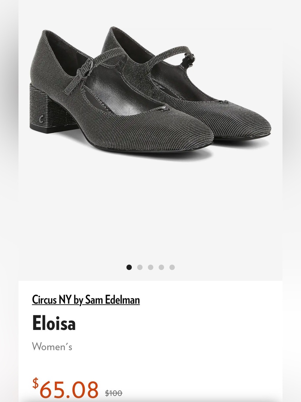 Circus by Sam Edelman Eloisa Black Mary Jane Pumps New in Box size 8.5
